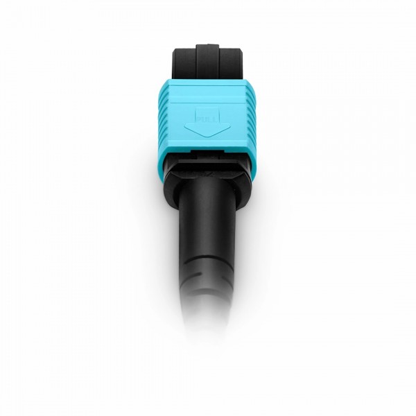Customized MPO-12 Jumper, 8-144 Fibers, Multimode (OM4), 0.35dB Max, Magenta