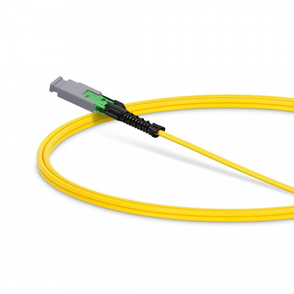 1m (3ft) MMC Jumper, MMC-16 APC (Female) to MTP®-16 APC (Female), 16 Fibers, Single Mode (OS2), Plenum (OFNP), 0.35dB Max, Jumper Polarity, Yellow